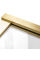 Шторка для ванни REA ELEGANT 70 BRUSHED GOLD постійна