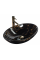 Умивальник (раковина) REA PAMELA BLACK MARBLE SHINY накладний