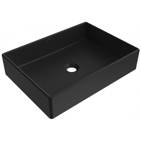 Умивальник (раковина) MEXEN GOYA 50 BLACK MATT чорний накладний *