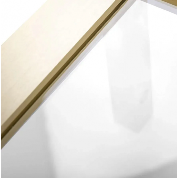 Душова стінка REA AERO 120 BRUSHED GOLD
