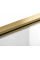 Шторка для ванни REA ELEGANT 70 BRUSHED GOLD постійна