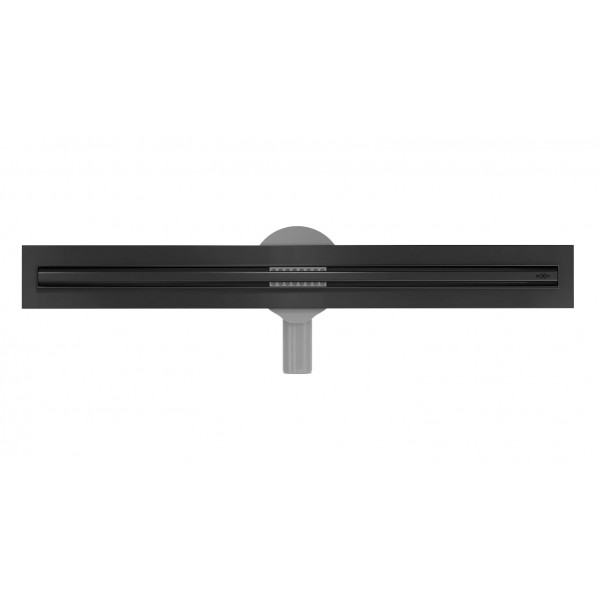 Трап для душу MEXEN FLAT 100 SLIM BLACK 360 ° чорний