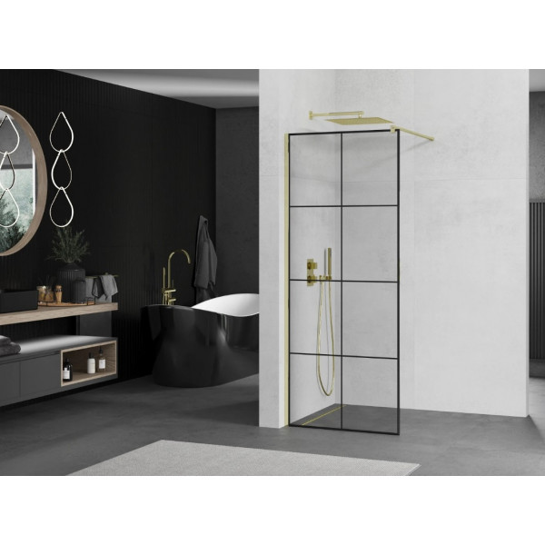 Душова стінка MEXEN KIOTO 90 LOFT GOLD