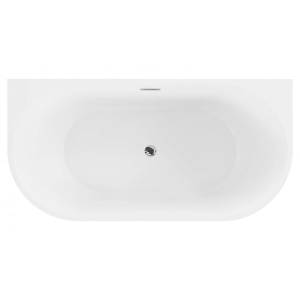Ванна пристінна MEXEN OVAL 150x75 WHITE акрилова