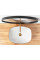 Умивальник (раковина) REA SOL WHITE GOLD EDGE накладний *