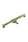 Трап для душу MEXEN FLAT 120 SLIM GOLD 360 ° золотий