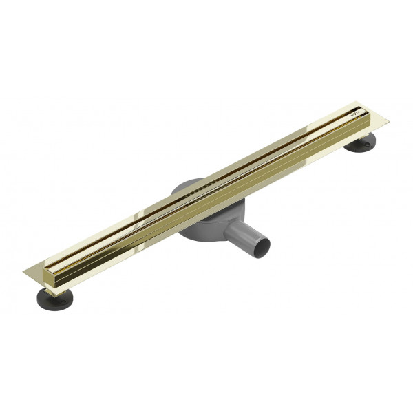 Трап для душу MEXEN FLAT 120 SLIM GOLD 360 ° золотий