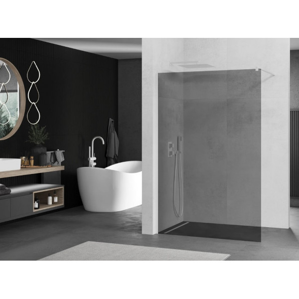 Душова стінка MEXEN KIOTO 120 GRAPHITE WHITE