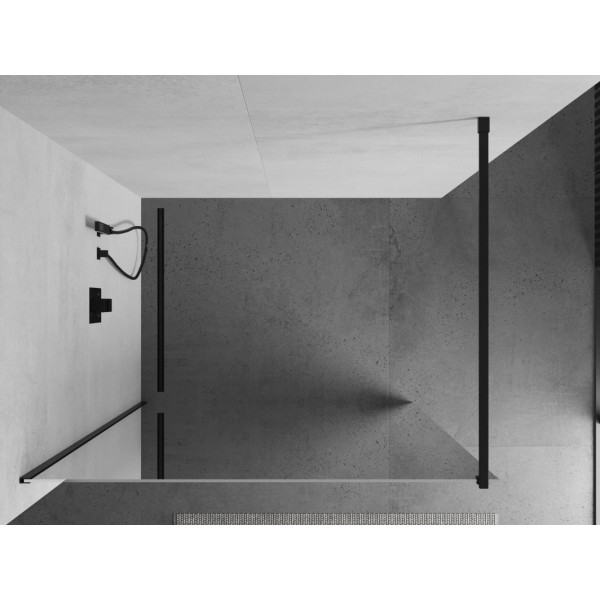 Душова стінка MEXEN KIOTO 90 MIRROR BLACK