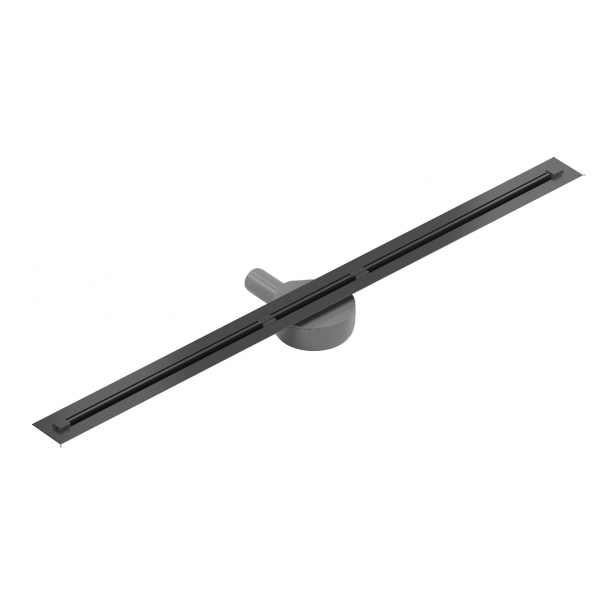 Трап для душу MEXEN FLAT 80 SUPER SLIM BLACK 360 ° чорний