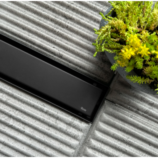 Трап для душу REA NEOX 70 PRO BLACK 2в1 чорний