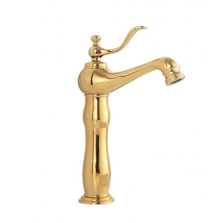Змішувач для раковини (умивальника) MEXEN VELA GOLD золотий високий