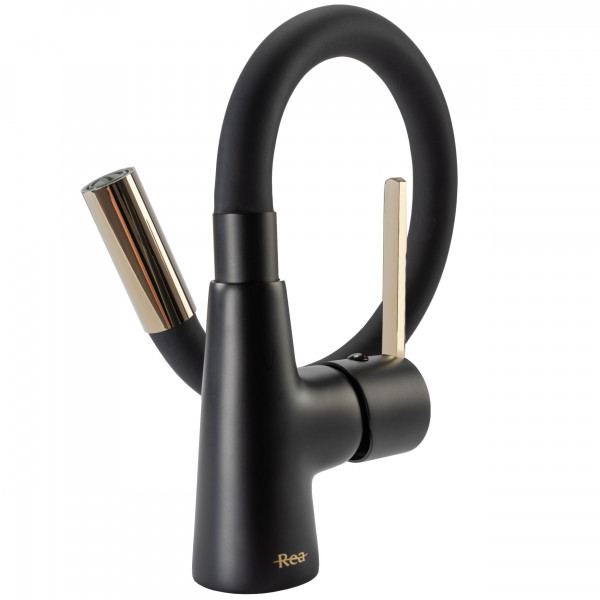Змішувач для кухні REA ICON BLACK GOLD