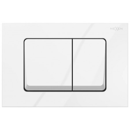 Кнопка змиву для інсталяції MEXEN FENIX 10 XS WHITE GLOSSY *
