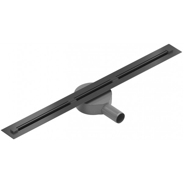 Трап для душу MEXEN FLAT 70 SUPER SLIM BLACK 360 ° чорний