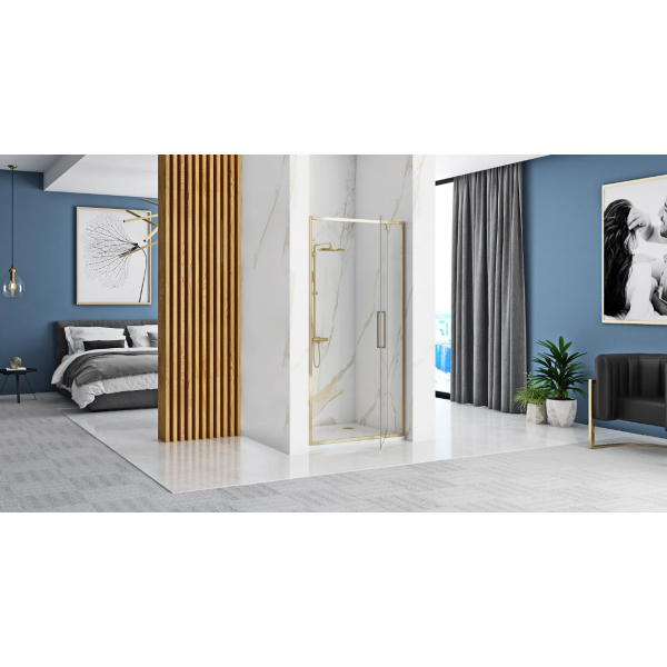 Душові двері REA RAPID SWING 90 GOLD