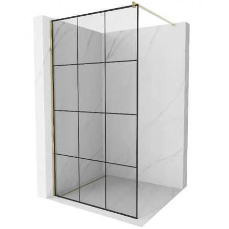 Душова стінка MEXEN KIOTO 100 LOFT GOLD