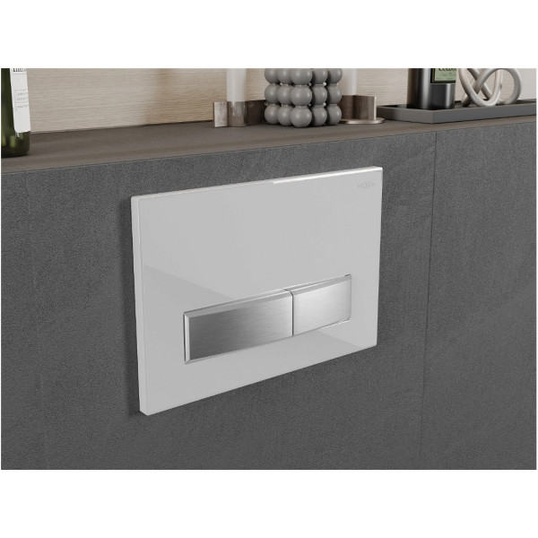 Кнопка змиву для інсталяції MEXEN FENIX 09 WHITE CHROME *