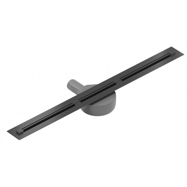 Трап для душу MEXEN FLAT 130 SUPER SLIM BLACK 360 ° чорний