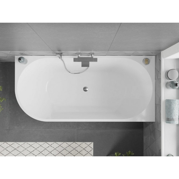 Ванна кутова MEXEN MIA 170x80 WHITE акрилова права