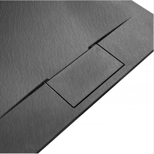 Душовий піддон REA BAZALT 80x120 LONG BLACK