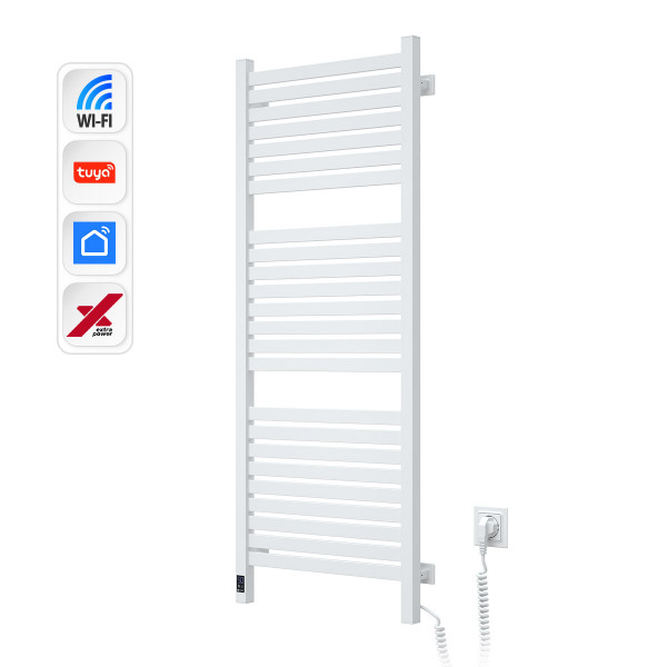 Электрический полотенцесушитель NAVIN Авангард X 480х1200 Sensor с WI-FI правосторонний, белый
