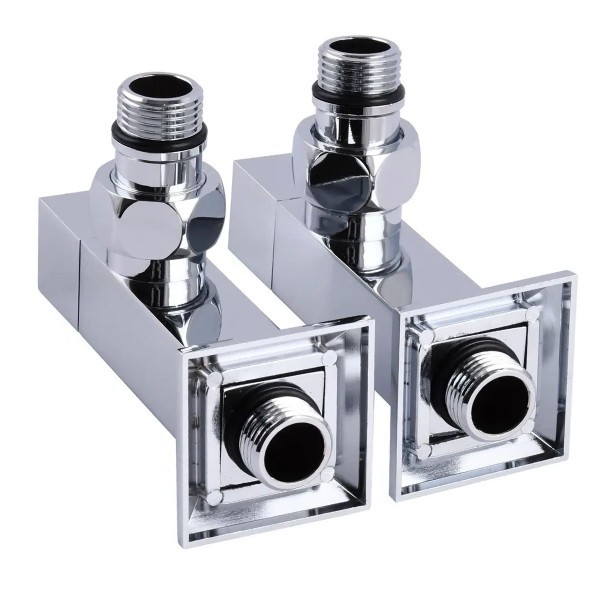 Угловой кран удлиненный Solomon CUBE CHROM 1/2