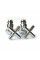 Кран кутовий для рушникосушки Raftec Premium 1/2х1/2 Chrome, 2шт.