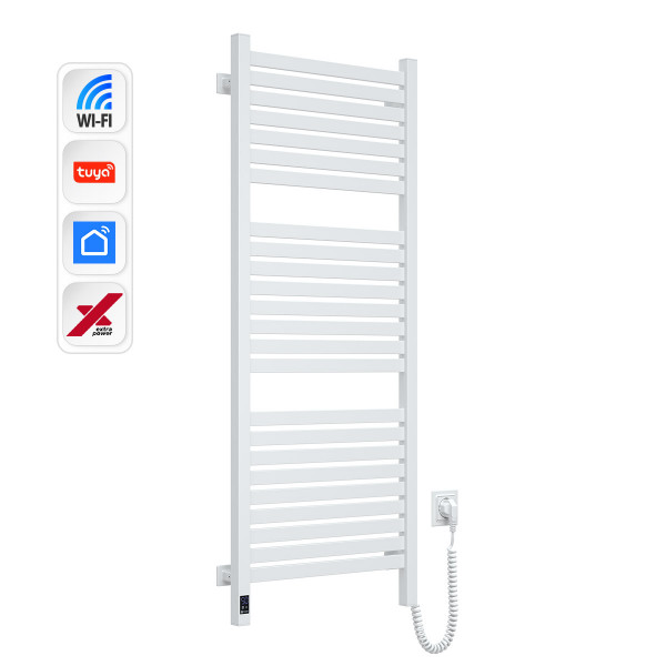Электрический полотенцесушитель NAVIN Авангард X 480х1200 Sensor с WI-FI правосторонний, белый