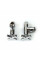 Кран кутовий для рушникосушки Raftec Premium 1/2х1/2 Chrome, 2шт.