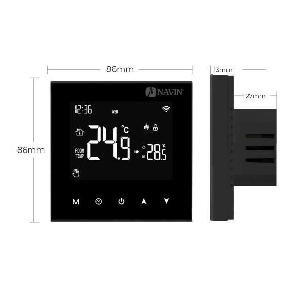 Терморегулятор для газового котла NAVIN WT100 B-3А з Wi-Fi