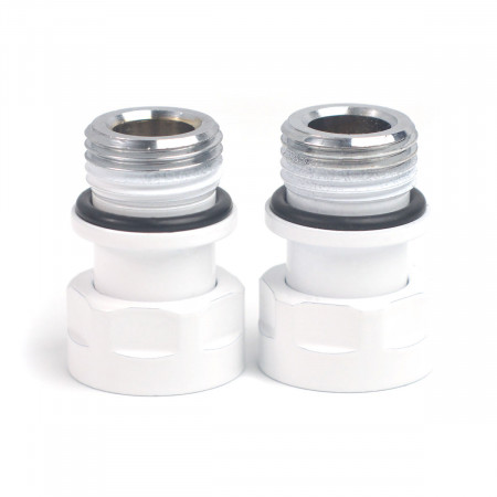 Соединитель адаптер M22x1,5x1/2, белый (2шт)