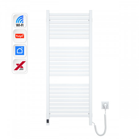 Электрический полотенцесушитель NAVIN Авангард X 480х1200 Sensor с WI-FI правосторонний, белый
