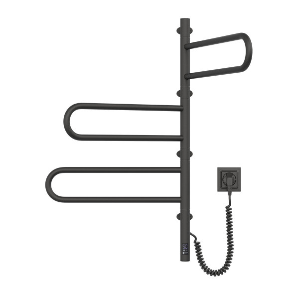 Рушникосушка Fouette 480х800 Sensor з таймером, чорний муар