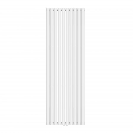 Вертикальный радиатор Ellipse Double  600х1800-10 (50 мм), anticor, белый