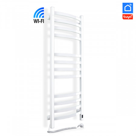 Полотенцесушитель электрический Navin Avalon 480х1200 Sensor с Wi-Fi левый, белый