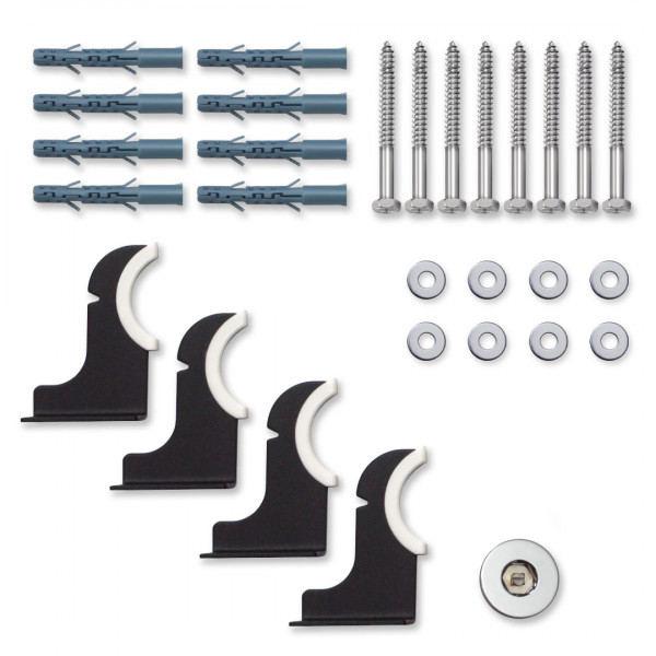 Вертикальный радиатор Largo 376х1200-5, anticor, черный муар