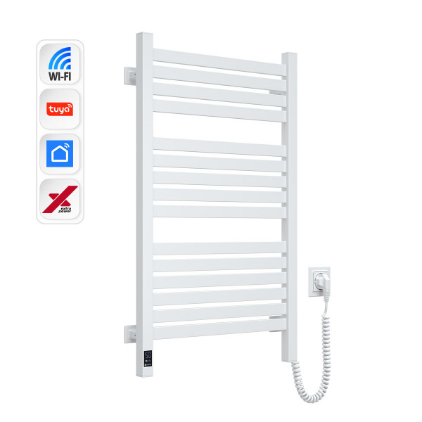 Электрический полотенцесушитель NAVIN Авангард X 480х800 Sensor с WI-FI правосторонний, белый