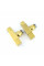 Кран кутовий для рушникосушки Raftec Quadro 1/2х1/2, золото, 2шт.