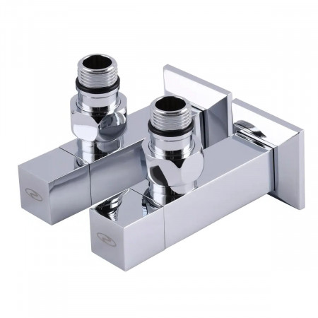 Угловой кран удлиненный Solomon CUBE CHROM 1/2