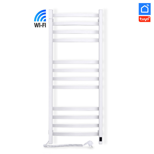 Полотенцесушитель электрический Navin Avalon 480х1200 Sensor с Wi-Fi левый, белый