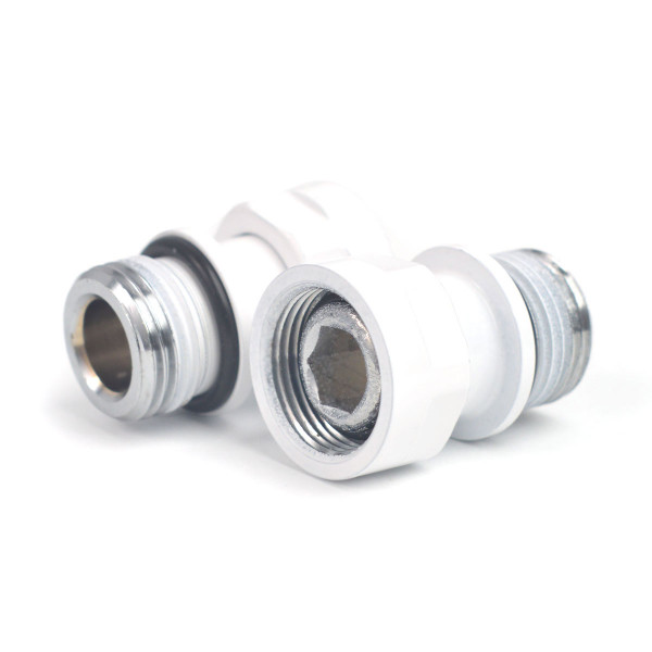 Соединитель адаптер M22x1,5x1/2, белый (2шт)
