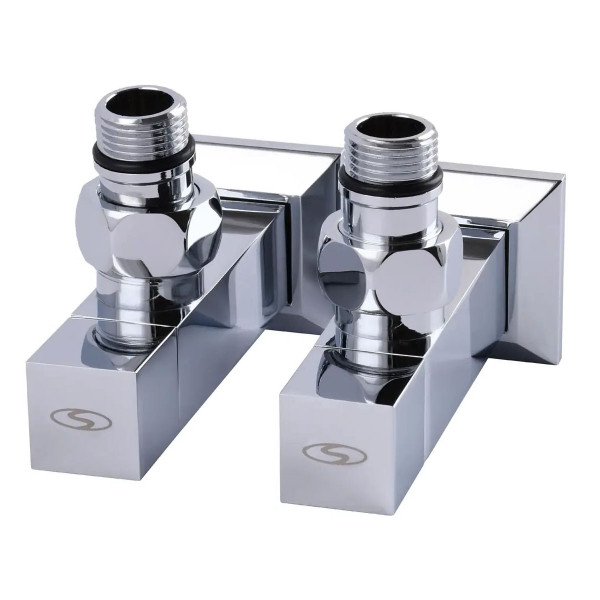 Угловой кран удлиненный Solomon CUBE CHROM 1/2
