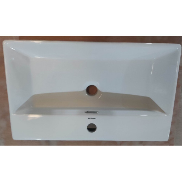 Раковина підвісна Mixxus Premium QUADRO-0206 600х360х130mm з отвором під змішувач та переливом (MP6509)