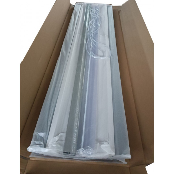 Бокс душовий без гідромасажу Mixxus STRONG SB01-90x90x215-GR SATIN з високим піддоном (MI6885)