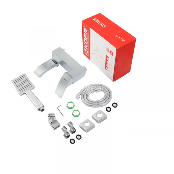 Змішувач для ванни з коротким зливом Koer KB-41007-01 (Колір хром) (KR3454)