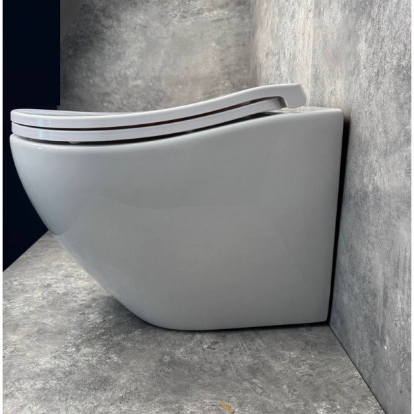 Унітаз підвісний ергономічний Koer TT-0101-T3 520x360x360mm система змиву TORNADO 3.0 (KR5615)