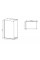 Душова перегородка Mixxus Premium FLAT SP02-80x200-TR Black Walk-In прозоре скло 8мм (MI6854)