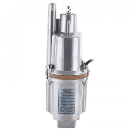 Насос вібраційний одноклапаний VODOMET VD-60-15М верхній забір Н=70М, Q=1,1кбМ, P=250 Вт, 15м каб.(VO4307)