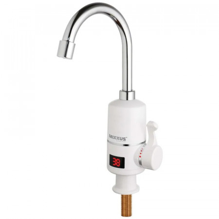 Водонагрівач 3,3 kW проточний з індикатором температури, RESET, на мийку MIXXUS Electra 110-E (MI2744)